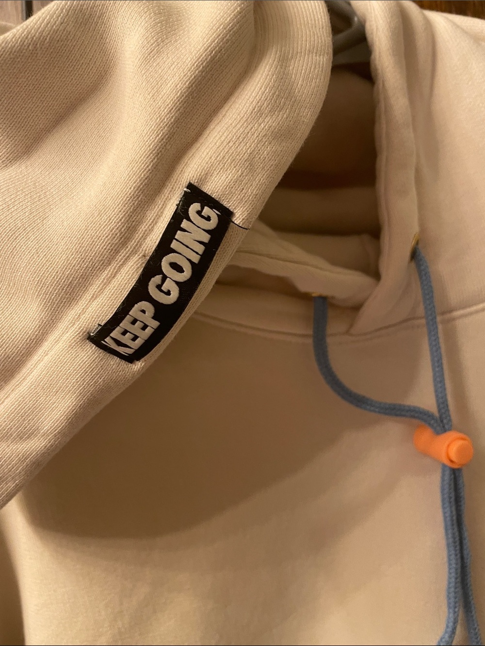 Nike Air Jordan X Dj Khaled Keep Going We The Best Tan Hoodie View 3